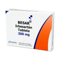 Besar Irbesartán 300 mg, caja con 28 tabletas